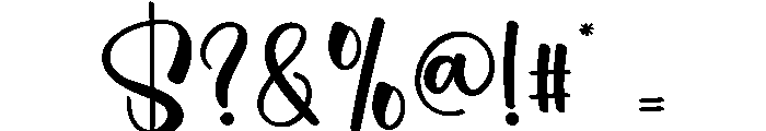 Darling Christmas Font OTHER CHARS