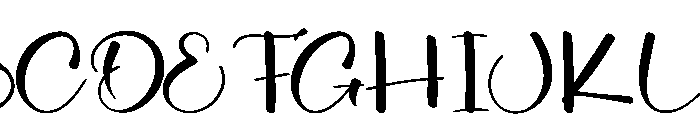 Darling Christmas Font UPPERCASE