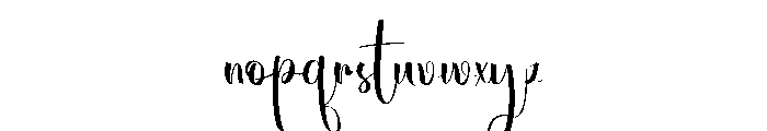 Darling Delighting Font LOWERCASE