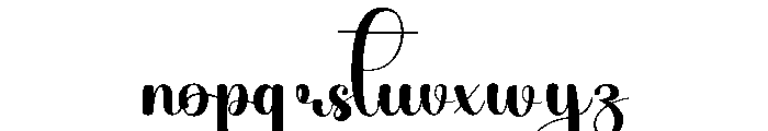 Darling Dreaming Font LOWERCASE