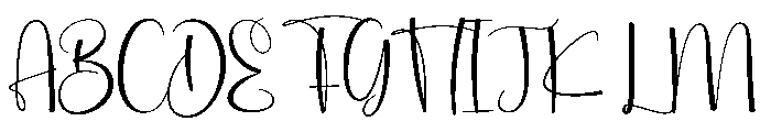 Darling  Garcia Font UPPERCASE