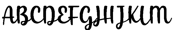 Darling Holiday Font UPPERCASE