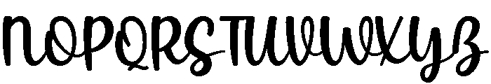Darling Holiday Font UPPERCASE