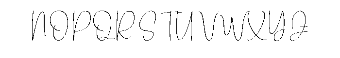 Darling Moonlight Font UPPERCASE