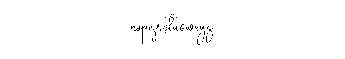 Darling Moonlight Font LOWERCASE