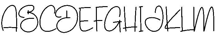 Darling Satnight Font UPPERCASE