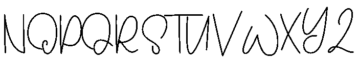 Darling Satnight Font UPPERCASE