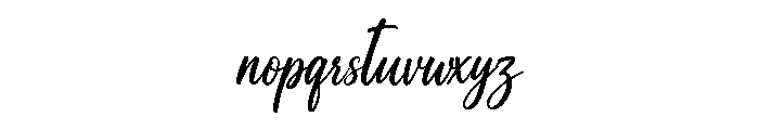 Darling Signature Font LOWERCASE
