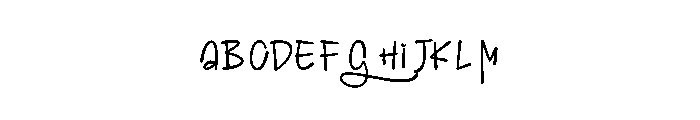 Darling Starlight Font UPPERCASE