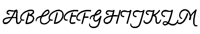 Darling Wishes Script Font UPPERCASE