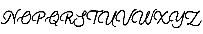Darling Wishes Script Font UPPERCASE