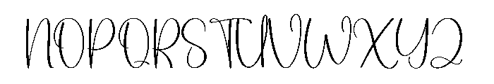 Darling1 Font UPPERCASE