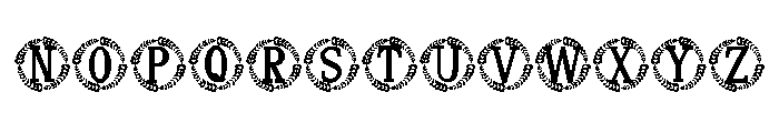 Darlowe Monogram Font LOWERCASE