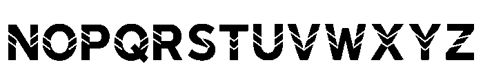 Dart Regular Font UPPERCASE