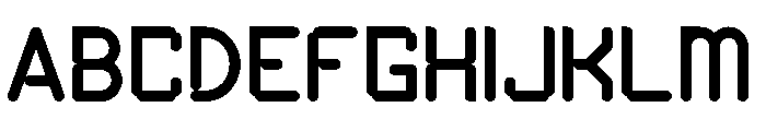Darta Regular Font UPPERCASE