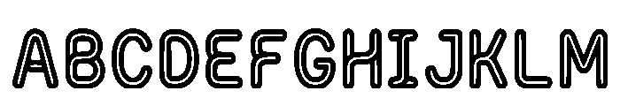 Darter Regular Font UPPERCASE