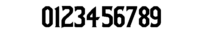 Darven Bold Font OTHER CHARS