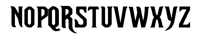 Darven Bold Font UPPERCASE