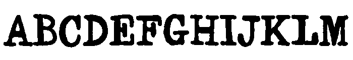 Darven Regular Font UPPERCASE