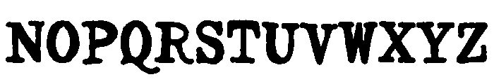 Darven Regular Font UPPERCASE