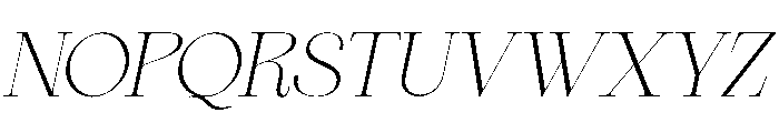 Dary Oblique Font UPPERCASE