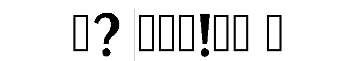 Dashed Regular Font OTHER CHARS