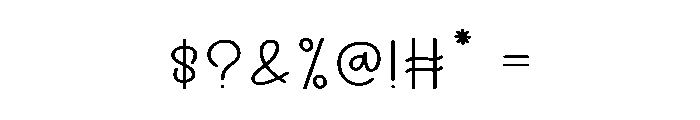 Dating Letter Font OTHER CHARS