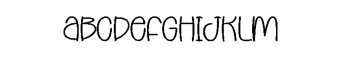 Dating Letter FONT