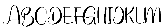 Datingdate Font UPPERCASE