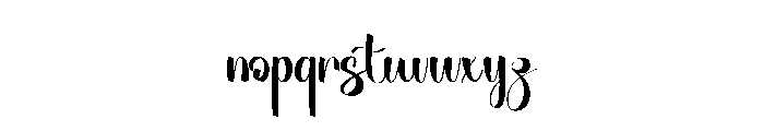 Datingdate Font LOWERCASE