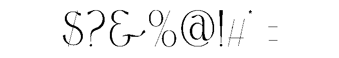 Datte Font OTHER CHARS