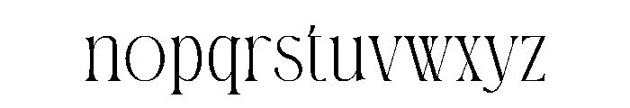 Datte Font LOWERCASE