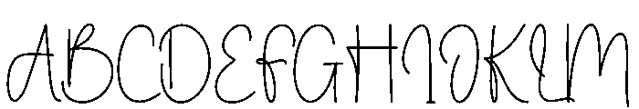 Daughter Forgive Font UPPERCASE