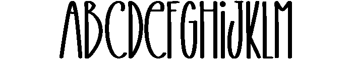 Daughter1 Font UPPERCASE