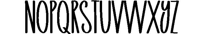 Daughter1 Font LOWERCASE