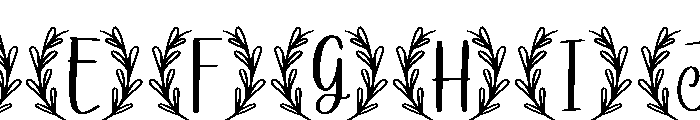 Dauny Font UPPERCASE