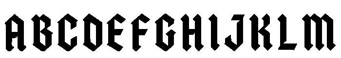 Dave Regular Font UPPERCASE