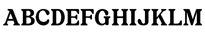 Davenia Regular Font UPPERCASE