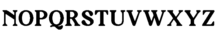 Davenia Regular Font UPPERCASE