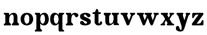 Davenia Regular Font LOWERCASE