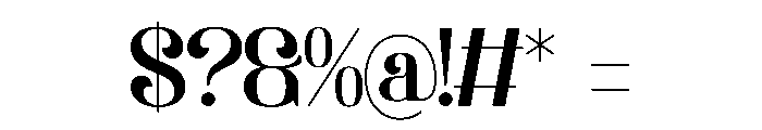 Davenor Font OTHER CHARS