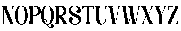 Davenor Font UPPERCASE