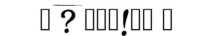 Dawn Regular Font OTHER CHARS