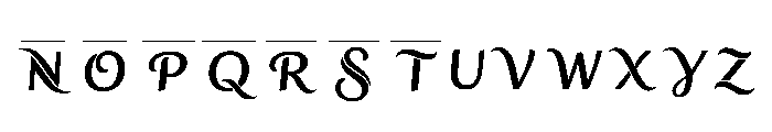 Dawn Regular Font UPPERCASE