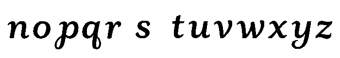 Dawn Regular Font LOWERCASE