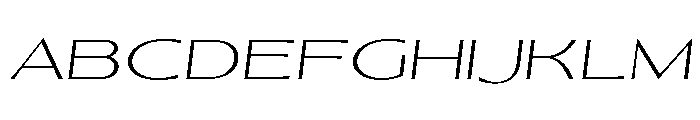 Dawner Oblique Font UPPERCASE
