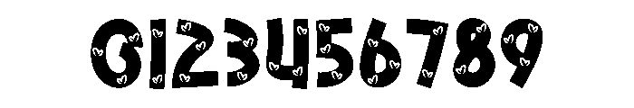 Day Date Font OTHER CHARS