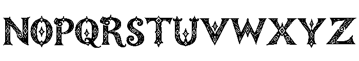 Dayakara Font UPPERCASE