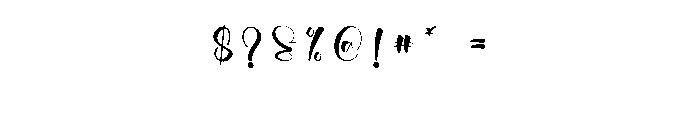 Daydream2 Font OTHER CHARS