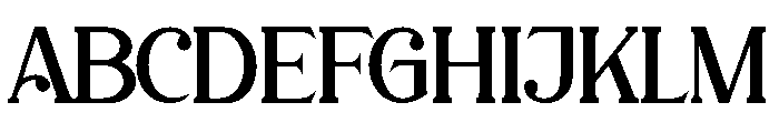 Dayface Font UPPERCASE